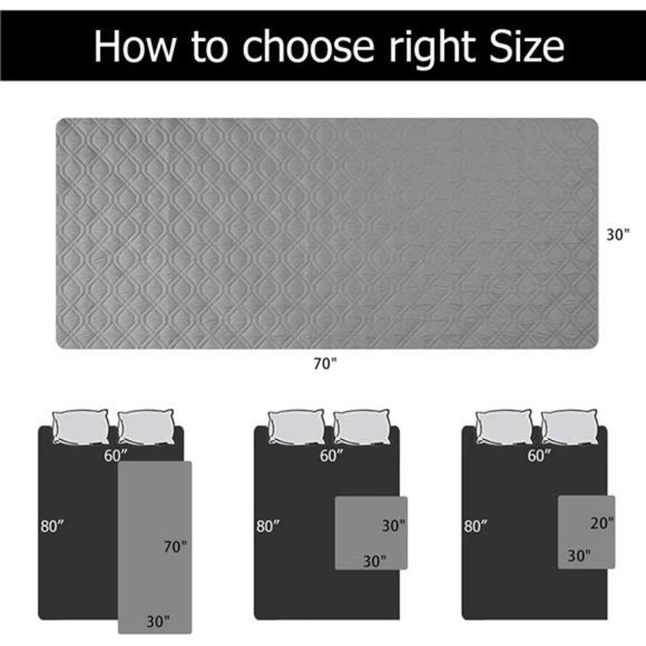 Waterproof Dog Bed Cover Pet Blanket for Furniture Bed Couch Sofa Reversible - Picture 4 of 7